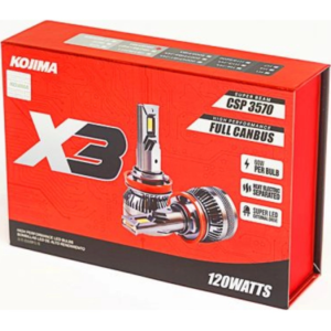 Focos LED KOJIMA X3 H11/H7/H4/9006